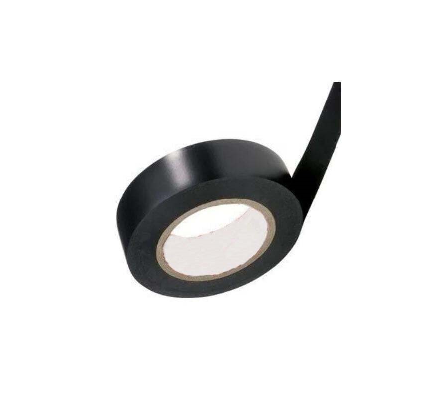 10 Rolls x HIGH POWER PVC Electrical Tapes, 19mm x 0.18mm x 15mm, Black.