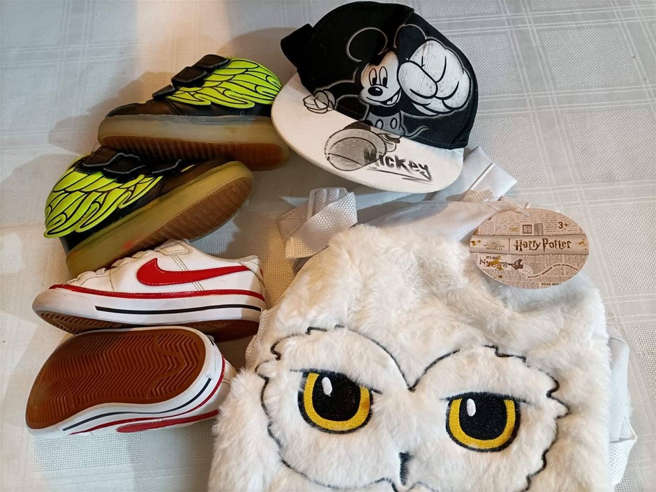 Kids Shoes , Bag , and Cap. Others