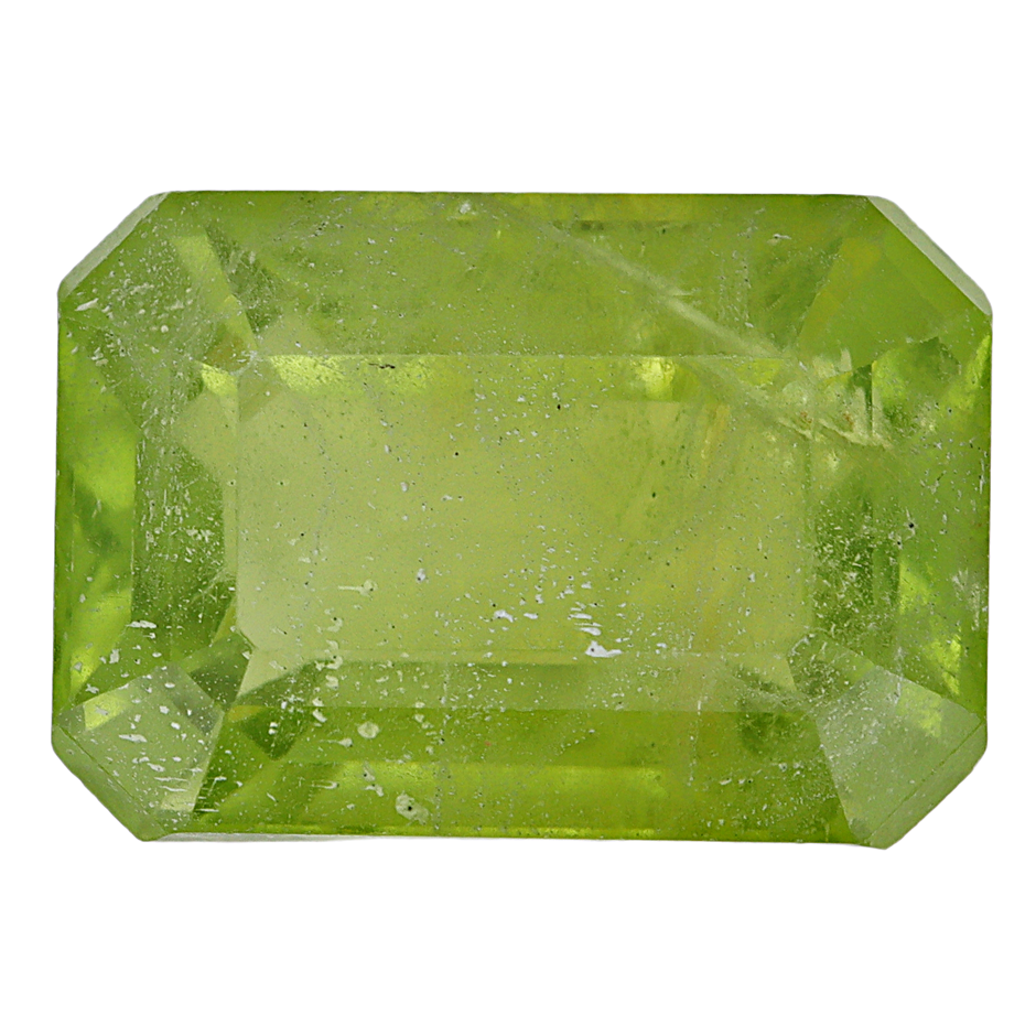 7.18 Carats Green Peridot