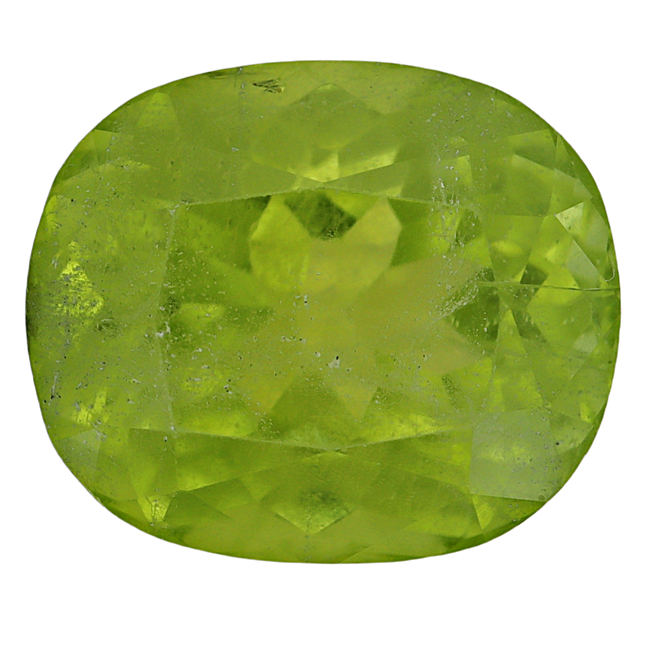 6.53 Carats Green Peridot