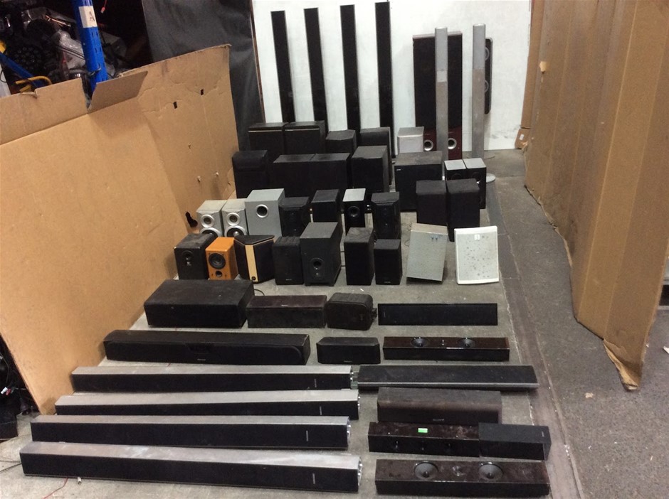 Mixed Brand Home Theatre Speakers & Soundbars – Assorted Sizes