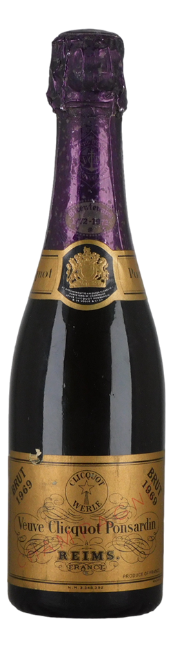 Veuve Clicquot Ponsardin Brut 1969 (1x 375mL), France.