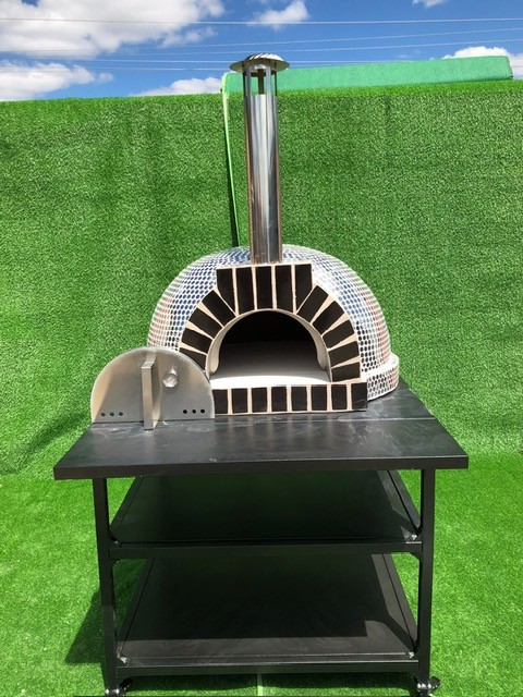 Premium Wood Fired Pizza Oven With Stand (2026 Unused)