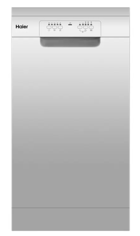 HAIER Compact Freestanding Stainless Steel Dishwasher 45cm, HDW10F1S1. NB: