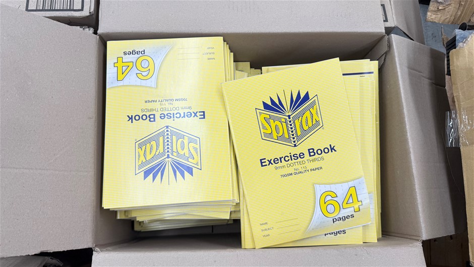 Box of Spirax 64 Pages Exercise Books  Important Notice: 
   This