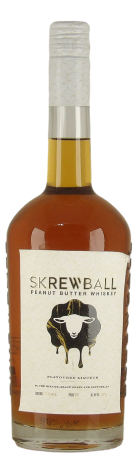 Skrewball Peanut Butter Whiskey (1x 700mL). USA.