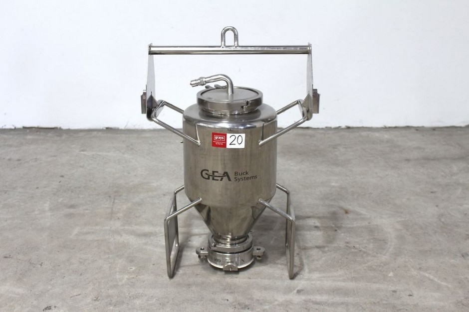 Stainless Steel Hopper with Lifter GEA Buck System
