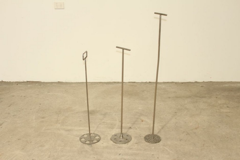 Three Stainless Steel Plunger Mixers