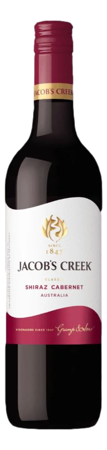 Jacob`s Creek Classic Shiraz Cabernet 2023 (12x 750mL), SEA.