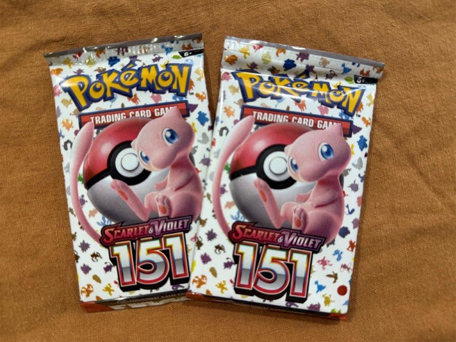 2x Pokémon TCG Scarlet & Violet 151 Sealed Booster Packs English