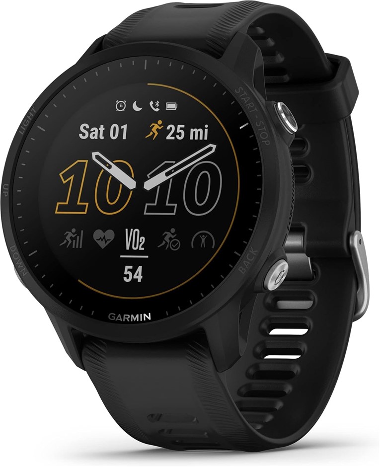 GARMIN Forerunner® 955, Black, GPS Fitness Smartwatch.