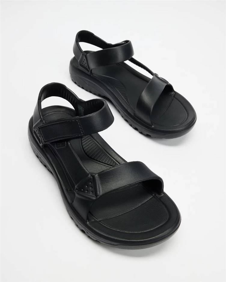 Teva Women's Hurricane Drift Outdoor Sandal, Black, 9 US