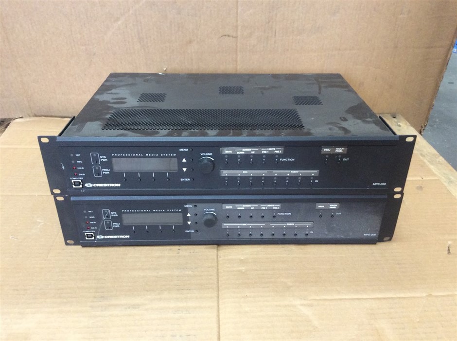 Crestron MPS-200 Professional Media System (Lot of 2)