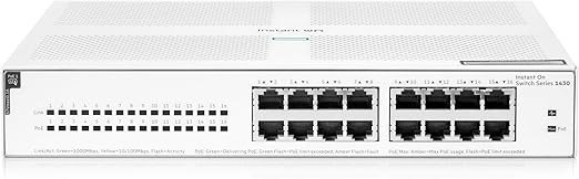 Aruba Instant On 1430 16-Port Gb Unmanaged Layer 2 Ethernet Switch with PoE