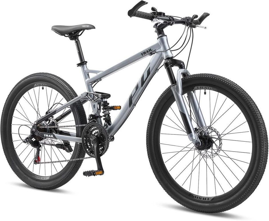 PROGEAR Trail Dual Suspension 26 inch Mountain Bike.