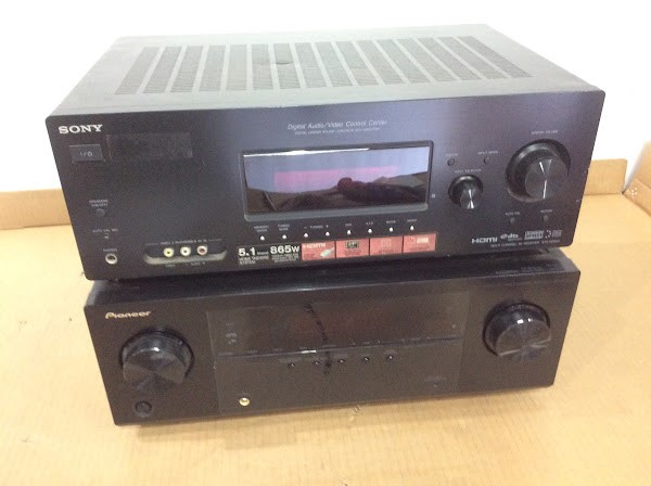 Pioneer VSX-521-K&Sony STR-KG800 MULTI-CHANNEL Receiver (Lot of 2)