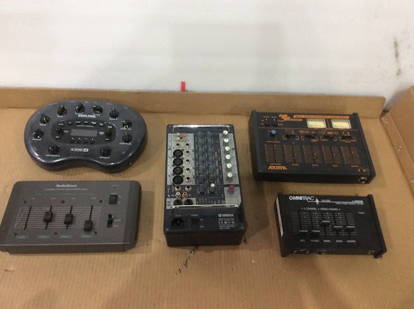 Mixed Audio : Yamaha, Arista, Omnitrac, RadioShack & Line 6 (Lot of 5)