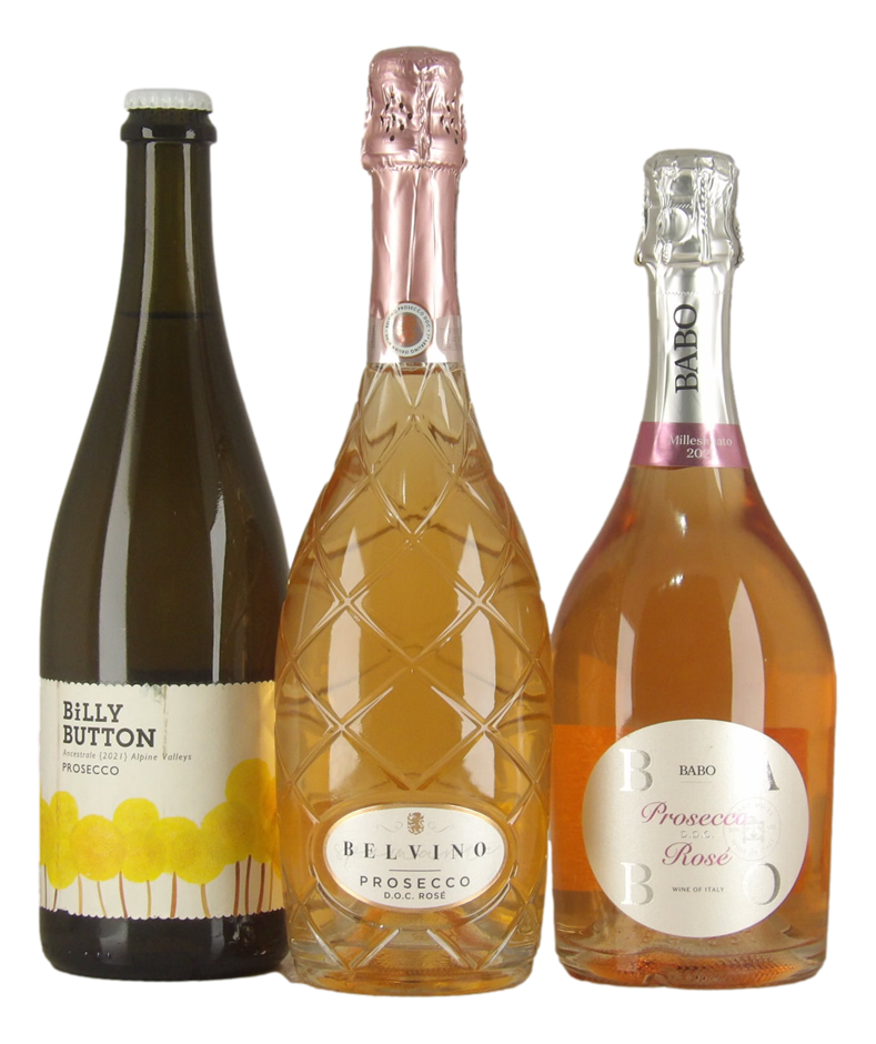 Prosecco Wine Pack (3x 750mL), Multi Region.