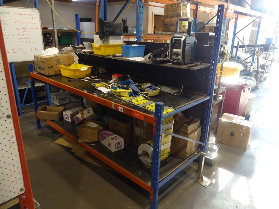 Dexion Type Pallet Racking Bench