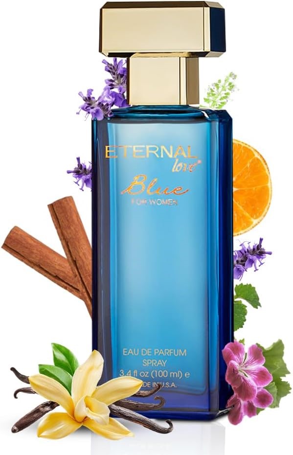 ETERNAL LOVE Women's 100ml Blue Eau de Parfum Spray.  Buyers Note - Discoun