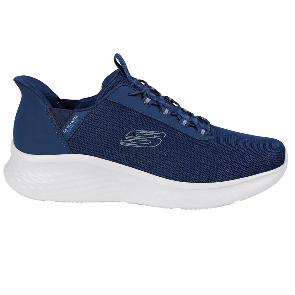 SKECHERS Men's Swift Fit Sneakers, Size US 10 / UK 9, Navy, 16949 (NVY).  B