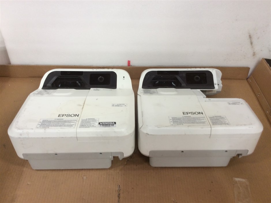 Epson EB-695Wi Interactive Ultra Short Throw Projector (Lot of 2)