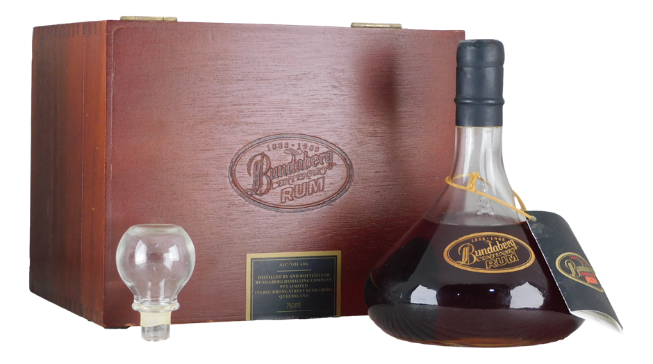 Bundaberg Centenary Rum Decanter  (1x 750mL).