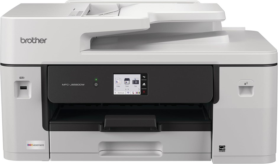 BROTHER MFC-J6560DW Inkvestment A3 Colour Inkjet Multi-Function Printer, Wi