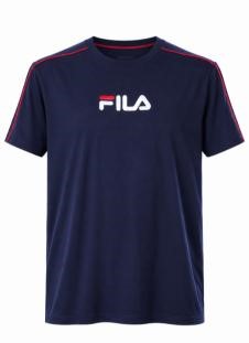 FILA Women's Glenn Tee, Size XL, Cotton, New Navy.