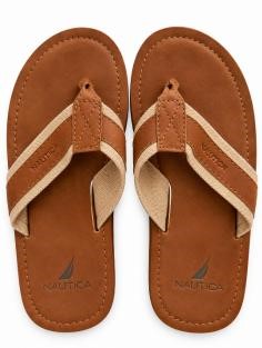 Nautica Slides - Tan/Khaki - Size US7
