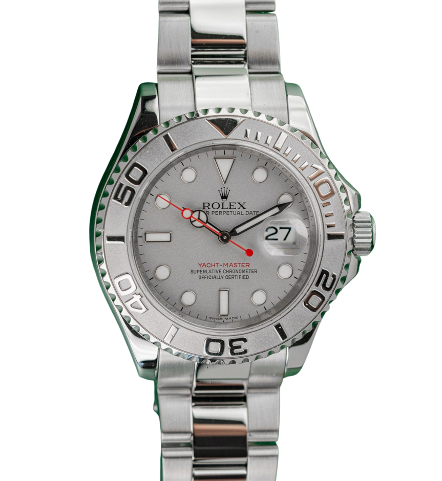 ROLEX YACHT-MASTER 40 AUTO 40MM ROLESIUM (OYSTERSTEEL & PLATINUM) BXP COA