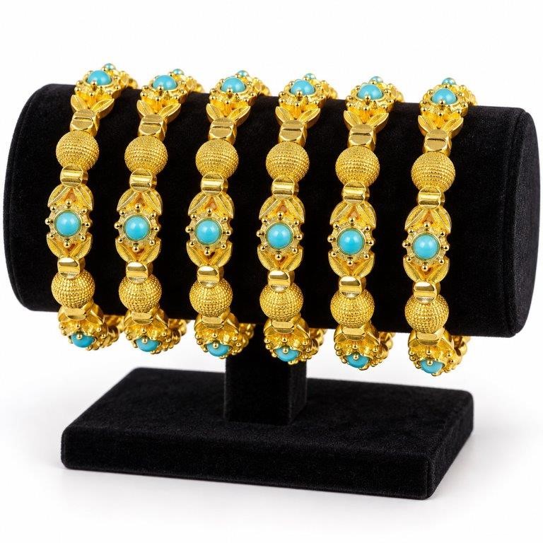 Jewelz Merchants Black Friday Special – 6 Bangles, 22K Gold-Plated