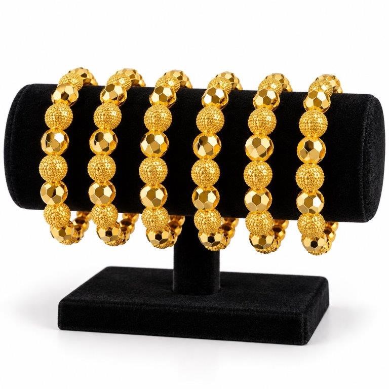 Jewelz Merchants Black Friday Special – 6 Bangles, 22K Gold-Plated