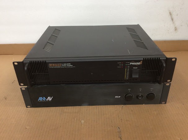 Redback 500W A 4090&Australian Monitor AV2.4P Power Amplifier (Lot of 2)