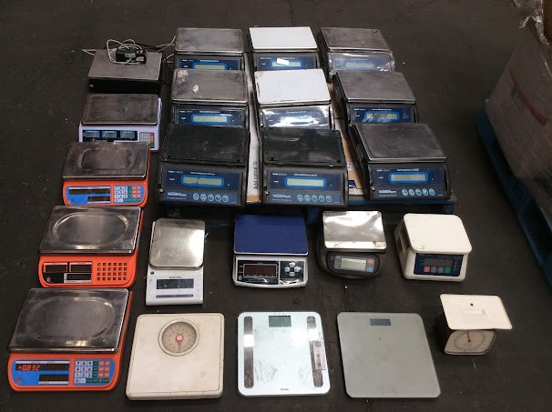 Wedderburn WS200 Mixed Brand and Model Digital Scales (Lot of 22)
