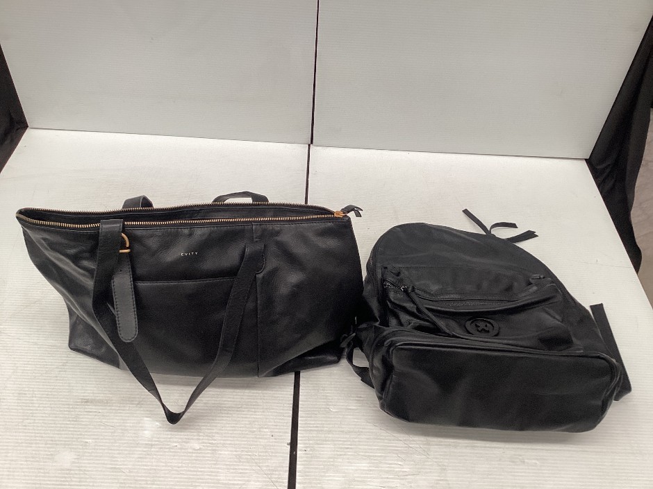 Mimco Backpack and EVITY Handbag