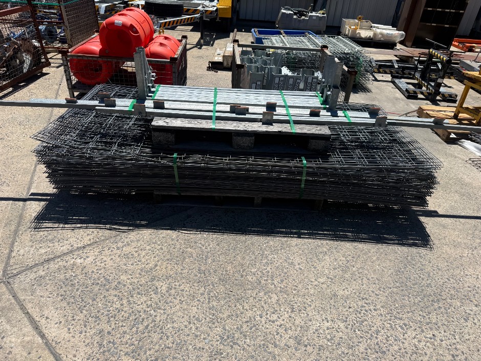 Steel Wire Mesh Panels Stack
