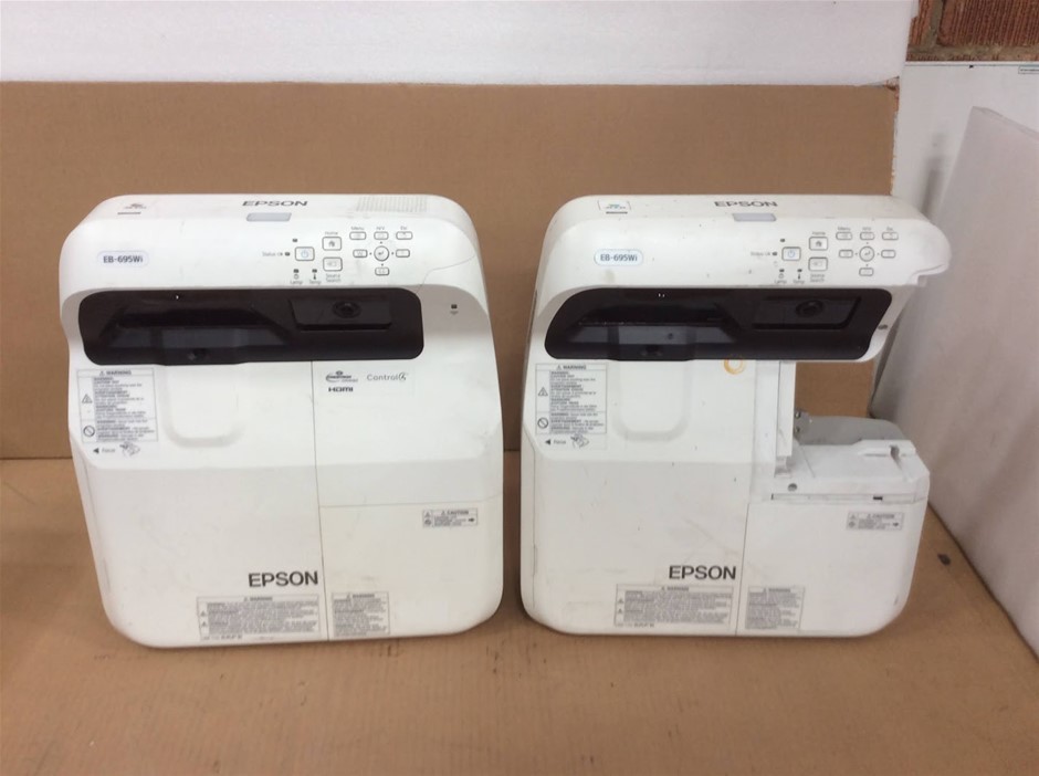 Epson EB-695Wi LCD Projector (Lot of 2)