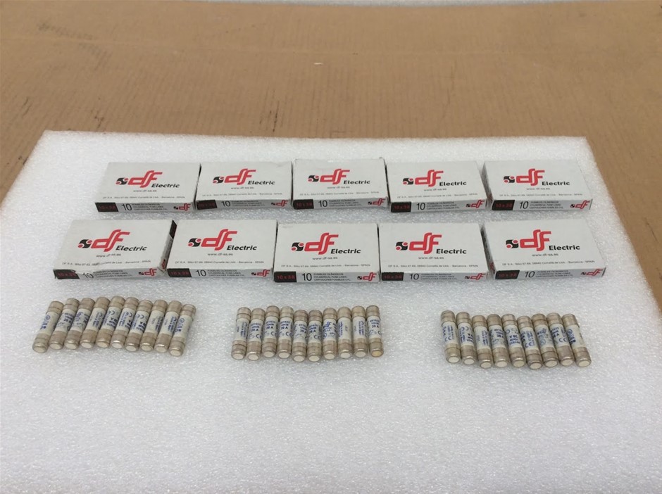 DF Electric 491635 20A 1000V DC 10x38mm gPV Solar Fuse Links (Lot of 129)