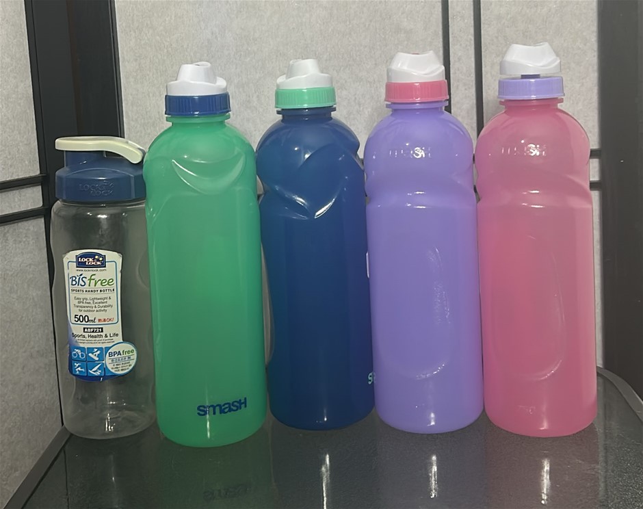 5x Sport Water Bottles