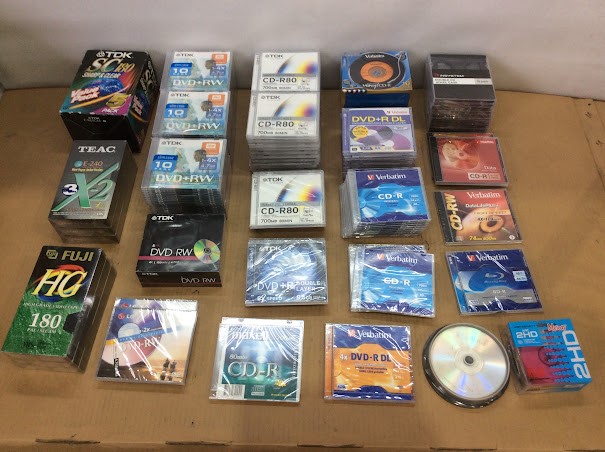 TDK/Verbatim/Maxell/Fuji/TEAC Mixed Brand and Model Blank Media CD-R/CD-RW
