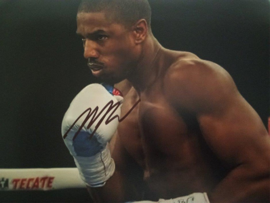 CREED SIGNED BY MICHAEL B. JORDAN