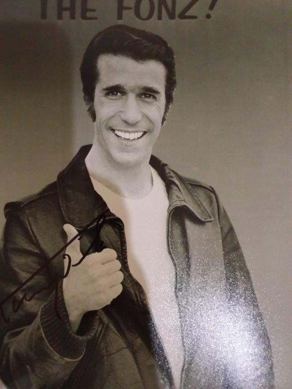 THE FONZ' SIGNED BY HENRY WINKLER