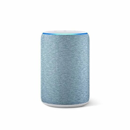 AMAZON Echo (3rd Gen) Smart Speaker with Alexa, Twilight Blue Fabric.  Buye