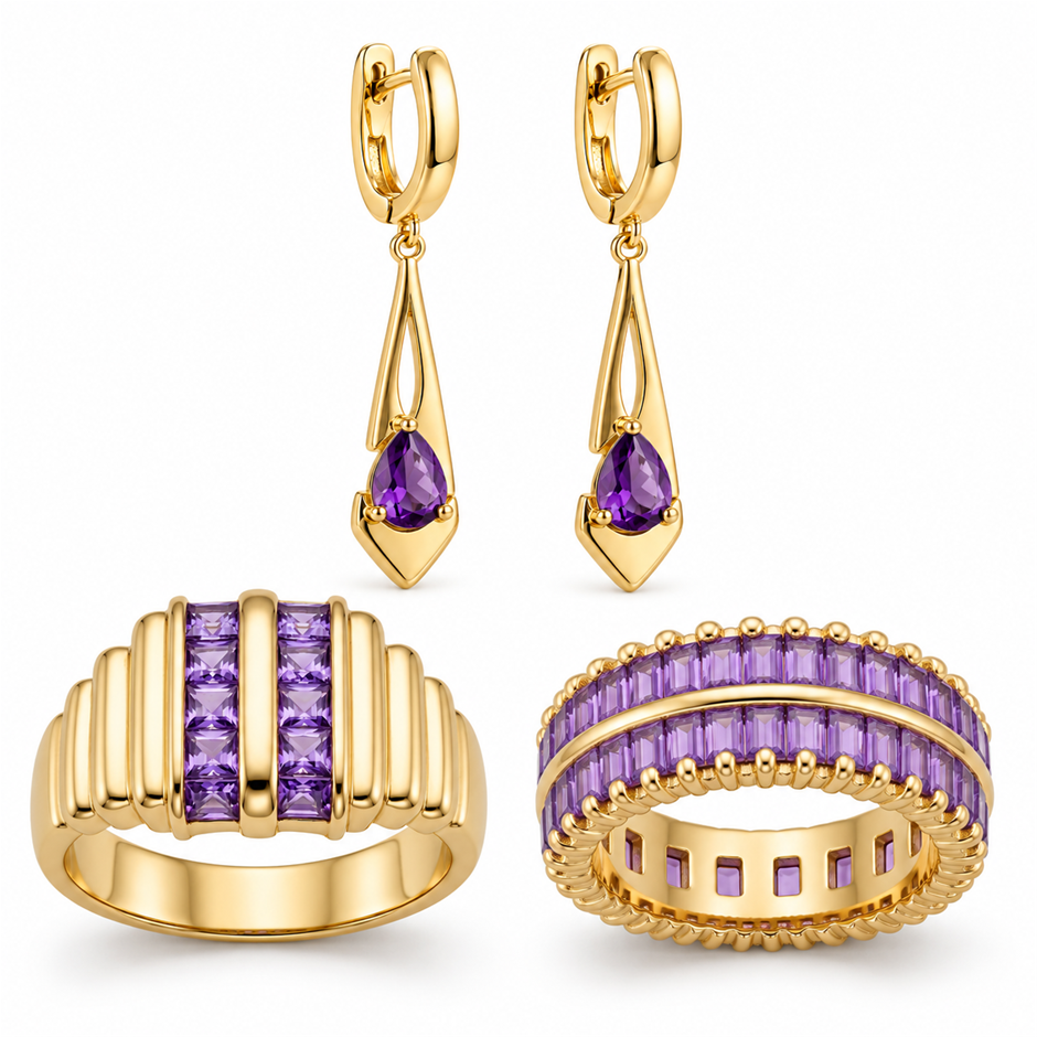 Jewelz Merchants Black Friday Special –2Rings & Earrings