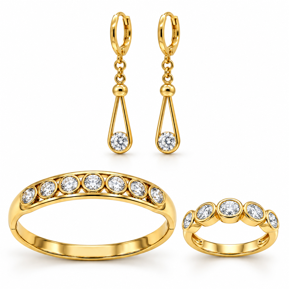 Jewelz Merchants Black Friday Special – Ring & Earrings & Bangle