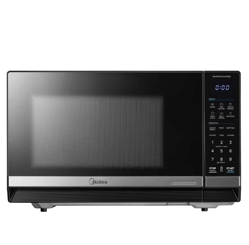 MIDEA 34L 1200W Smart Inverter Microwave, Black, MMW12VT34B. NB: Minor Use