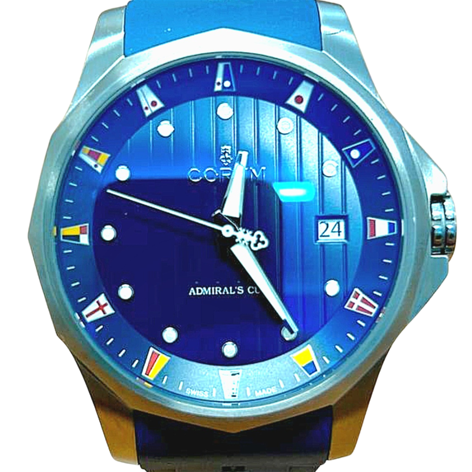 CORUM ADMIRAL’S CUP LEGEND 47 AUTO 47MM TITANIUM BLUE BXP COA