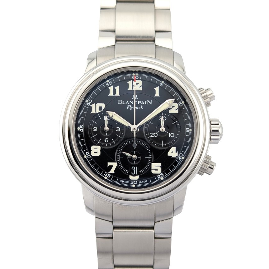 BLANCPAIN LÉMAN FLY-BACK CHRONOGRAPH AUTO 38MM STAINLESS STEEL BLACK WXOCOA