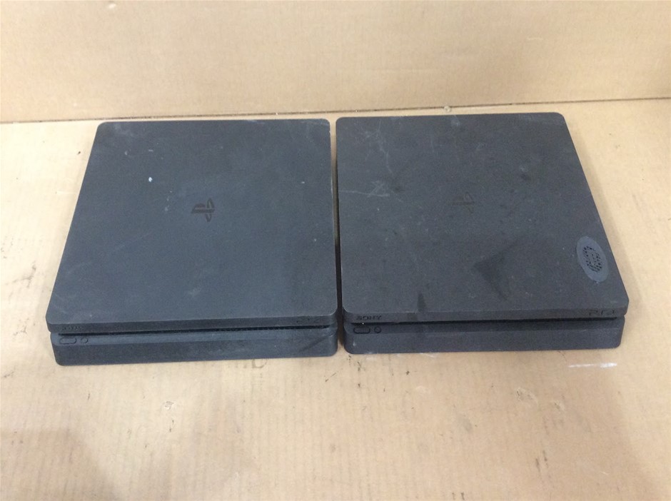 Sony PlayStation 4 CUH-2002A & CUH-2202A Game Consoles (Lot of 2)